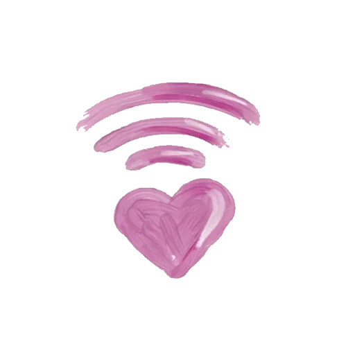 wifi, сердце, сердце символ, сердце значок, сердечко мазками