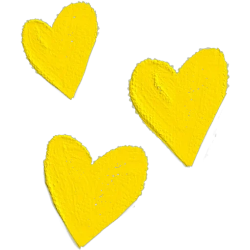 сердце желтое, overlays желтый, сердечки желтые, жёлтые сердечки ряд, желтое сердце вектор