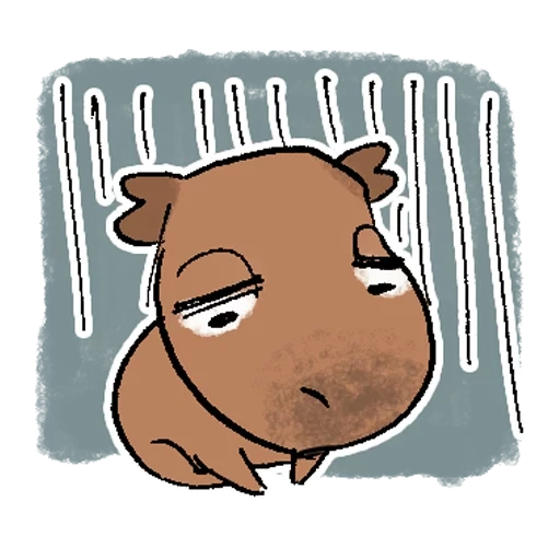 lovely, wasserschweine, capybara anime