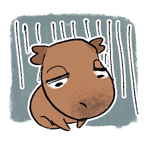 lovely, capybara, capybara animation