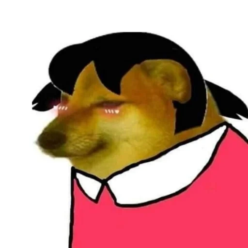 human, boy, meme dog, doge meme, doge lore cheems