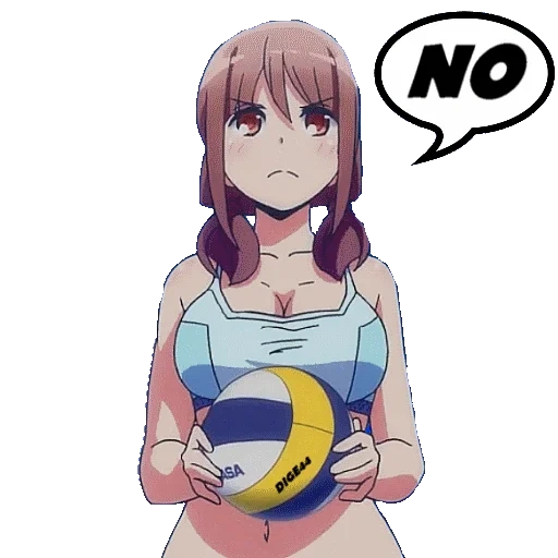 frühlingsduft von ozola, schön aussehende anime, volleyball in haruka, schöne anime-mädchen, harukana receive haruka