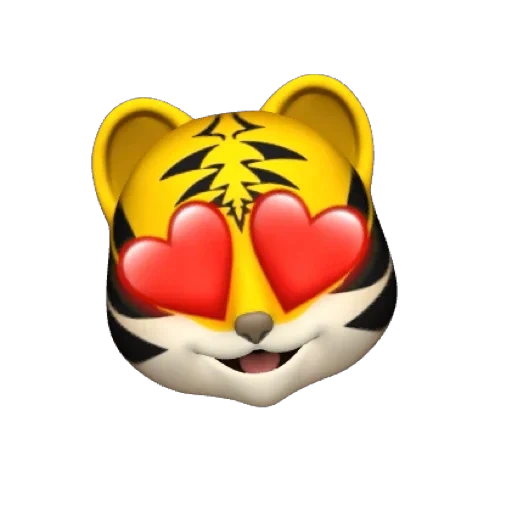 emoji, ekspresi harimau, ekspresi harimau, tiger smiley face, iphone ekspresi harimau