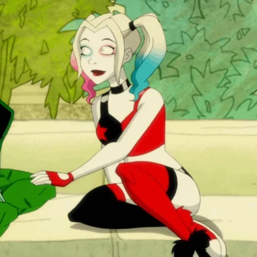 harley quinn, cartoon harley quinn, harley quinn ivy series, the animated series harley quinn, poisonous ivy of the animated series harley quinn