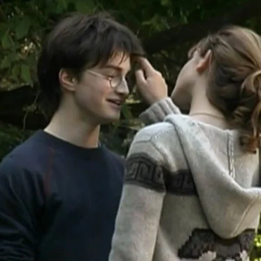 harry potter, harry hermione, harry potter hermione, harry hermione di belakang layar, hermione granger harry potter