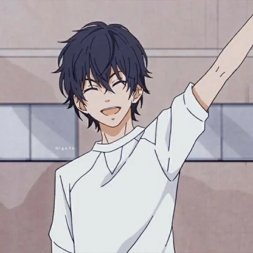 anime, picture, haru yoshida, anime characters, anime the guy waves