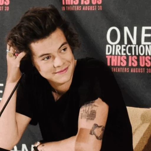 harry stiles, one direction, louis tomlinson, one direction 1, tattoo styles harry styles