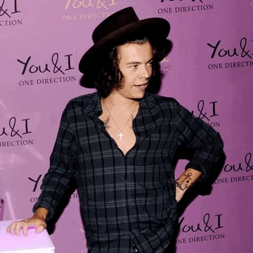 harry styles, estilo de harry styles, harry stiles sombrero, perfume de harry styles, harry stiles sombrero azul