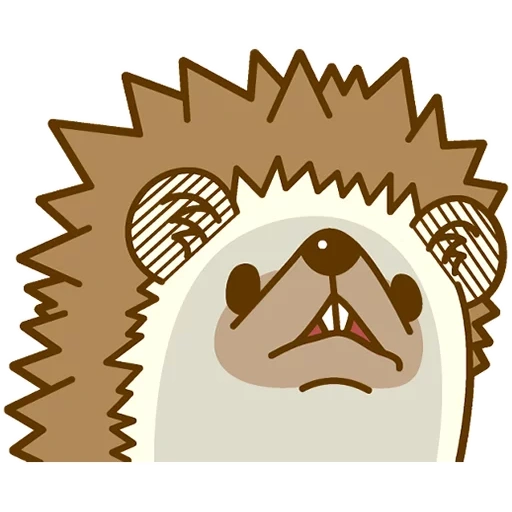 hedgehog, hedgehog, hedgehog kawai, vector de erizo