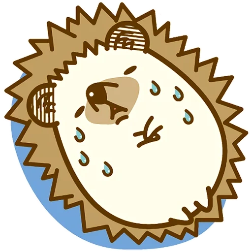 hedgehog-hedgehog, cavai il hedgehog, vettore di hedgehog, emoticon borsa di hedgehog