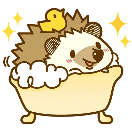 hedgehog kawai, lindo erizo, hedgehog es muy lindo, vector de erizo, patrón de erizo lindo