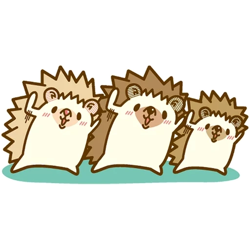 landak, menyenangkan, hedgehog kawai