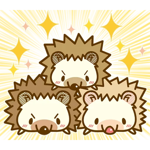 hedgehog kawai, caro ouriço, os ouriços são fofos, kawaii hedgehog, ouriços são desenhos fofos