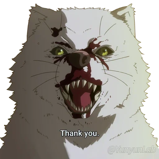anime, anime, karakter anime, serigala kiba menggeram, white wolf kiba
