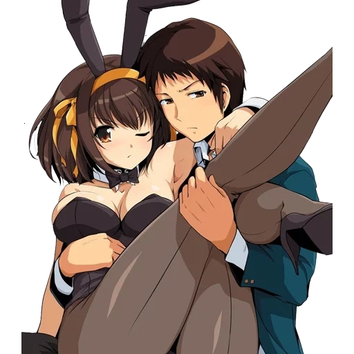 thé, shiori kirisame, mélancolie haruhi suzumiya, mélancolie haruhi suzumiya lapin