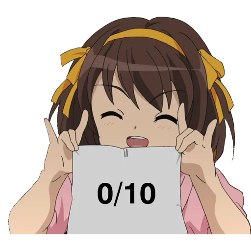 anime, immagine, haruhi suzumiya, malinconia haruhi suzumiya