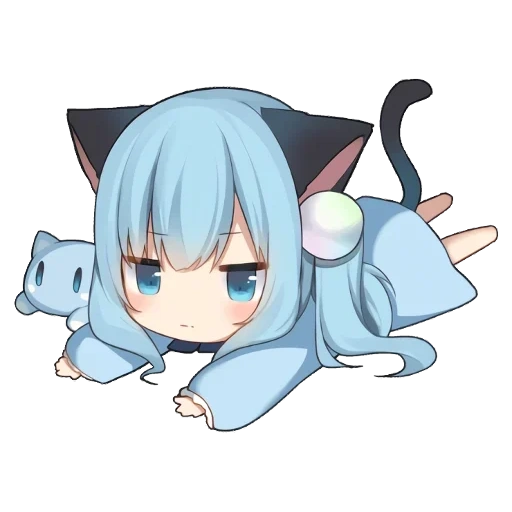 animation, catgirl, anime ear, amashiro natsuki