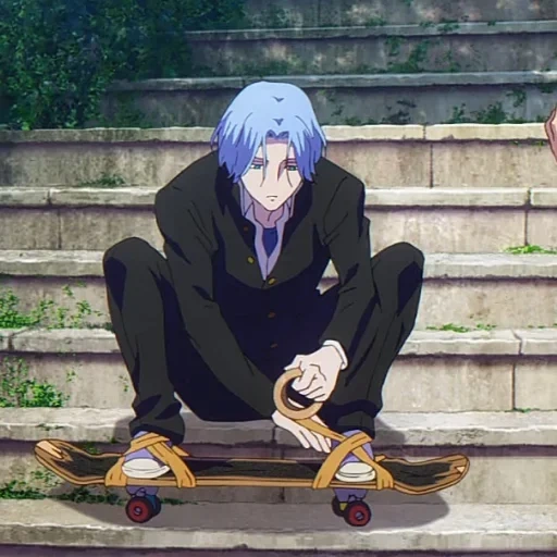 anime, anime, anime kies, skateboard anime, anime charaktere