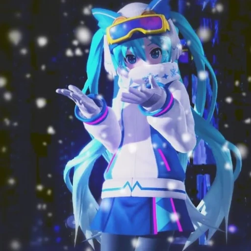 miku, hatsune mihisa, yuki miku 2016, snoomi ku 2016, vocaloid hatsune miku