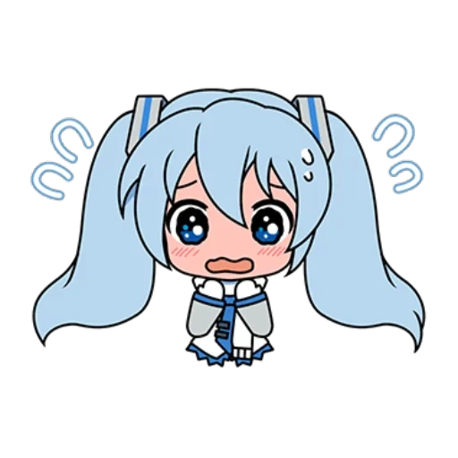 miku hatsune, konosuba chibi, inverno miku hatsun, anime chibi konosuba, hatsune miku vocaloid