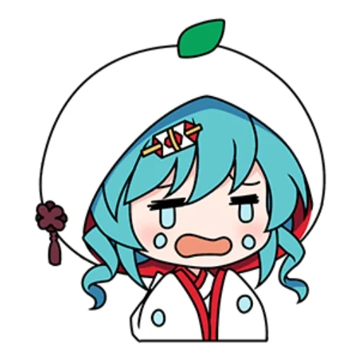 three-curved red cliff, snow miku, hatsune mihisa, hatsune miku chibi, snow rice storehouse sticker