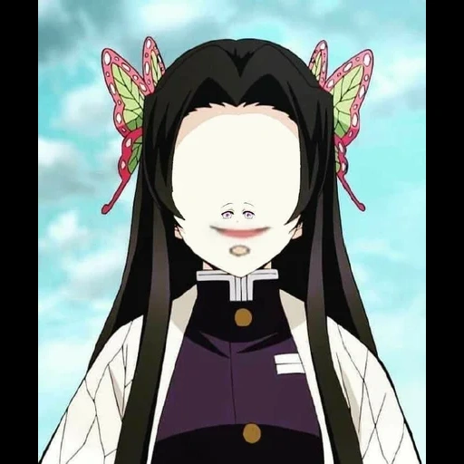 animação, kocho kanae, menina anime, personagem de anime, espada demonada