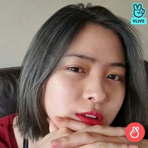 asiático, mujer joven, corto, maquillaje asiático, maquillaje coreano