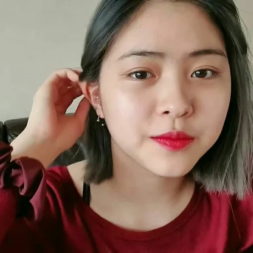 asiático, jovem, maquiagem asiática, maquiagem coreana, meninas coreanas