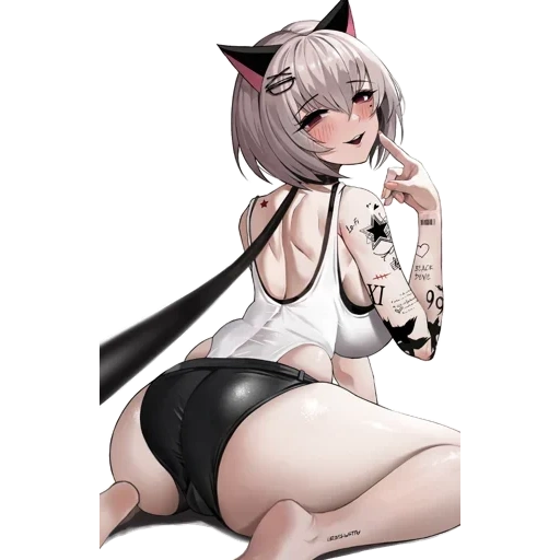 anime, art de l'anime, anime neko keyhole