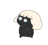 gato, silueta, patrón de oveja, perfil negro, un cordero perdido