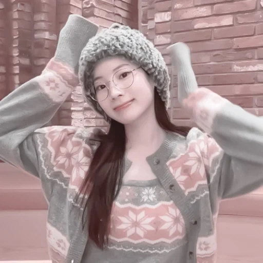 asiático, mulher, jovem, duas vezes dahyun, moda coreana