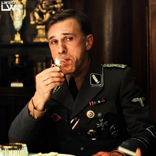 hans landa, ганс ланда, last scene, кристоф вальц