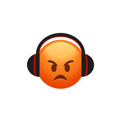 emoji, emoji, look sad, smiley face earphone, smiley face earphone