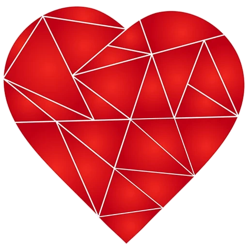 сердца, геометричное сердце, геометрическое сердце, геометрические фигуры сердце, геометрический золотой рисунок сердце