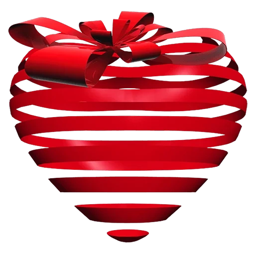 сердце красное, сердце валентинка, сердечко ленточкой, 3d сердце полосками, сердце день святого валентина
