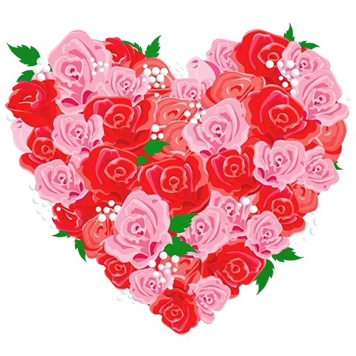 розы сердце, сердечко роз, розы сердечки, гирлянда сердечки 200 см, открытки цветочки форме сердца