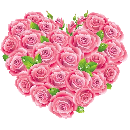 сердце роз, розы сердце, розовые розы, розы сердечки, сердечки цветочки