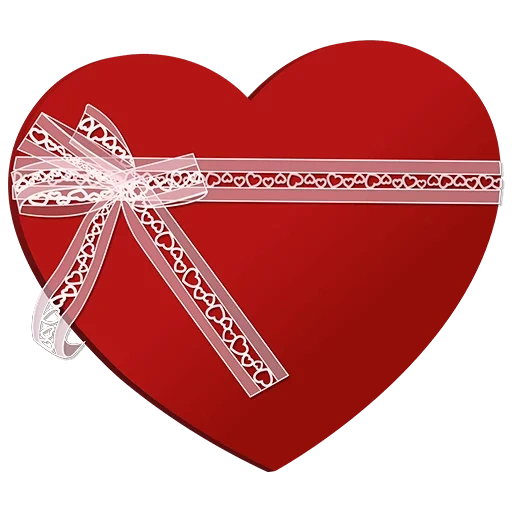 лента сердечко, клипарт сердце, открытка сердце, сердце валентинка, сердечки валентинки