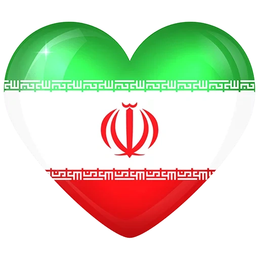 флаг ирана, сердце ирана, иранский флаг лого, иранский флаг сердце, иранские любовь флаг
