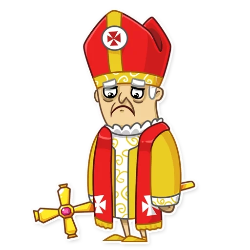 pope, папа римский, фон рождественский, вымышленный персонаж