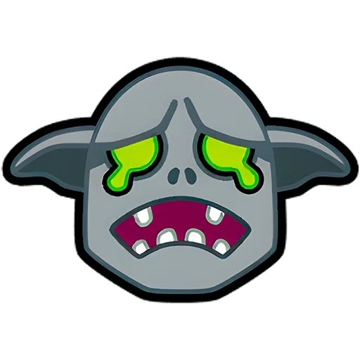 orc, animation, skull icon, goblin badge, zombie stickers