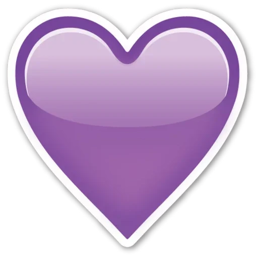 сердце, сердце эмодзи, фиолетовое сердце, фиолетовое сердечко, сердце эмодзи прозрачном фоне
