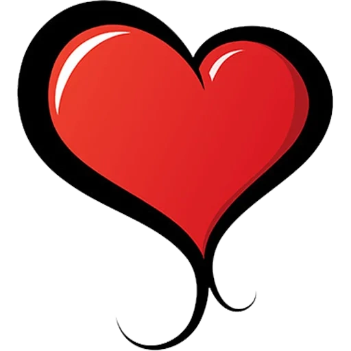 сердца, сердце символ, клипарт сердце, сердце красное, векторное сердце