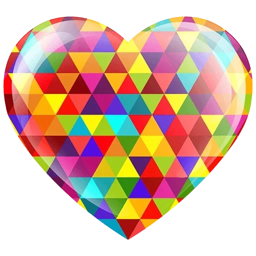 символ сердца, сердце цветное, цветные сердечки, сердце разноцветное, сердечки разноцветные