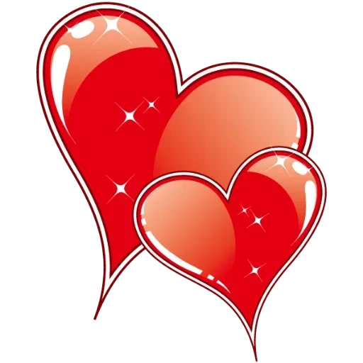 сердечки, красное сердце, сердечко валентинка, сердце прозрачном фоне, сердечки ко дню святого валентина
