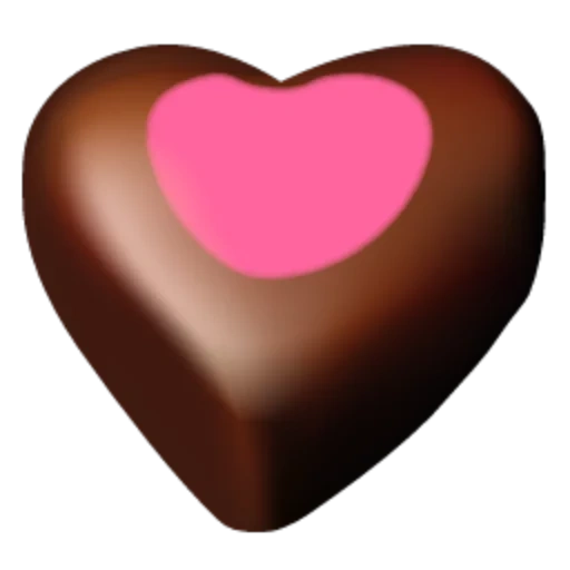 coeur au chocolat, coeur au chocolat, coeurs de chocolat, icône de coeur au chocolat, icône de coeur au chocolat