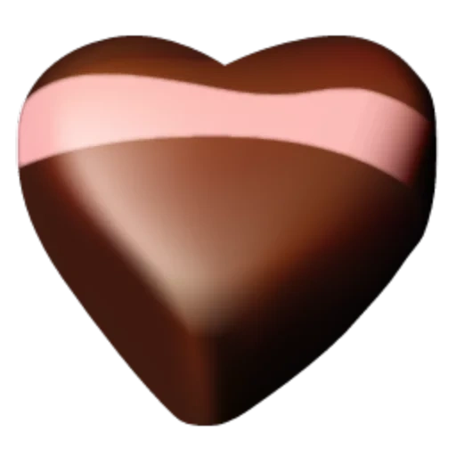 шоколад сердце, шоколадное сердце, шоколадные сердечки, шоколадное сердце иконка, шоколадка сердечком иконка