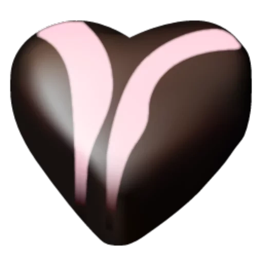 corazón, corazón de chocolate, corazón de chocolate, corazón de chocolate, icono en forma de corazón de chocolate