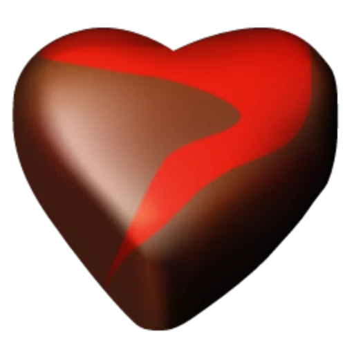 corazón de chocolate, corazón de chocolate, corazón de chocolate, icono de corazón de chocolate, icono en forma de corazón de chocolate