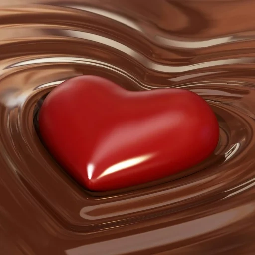 chocolat, amour au chocolat, chocolat préféré, coeur au chocolat, amour au chocolat